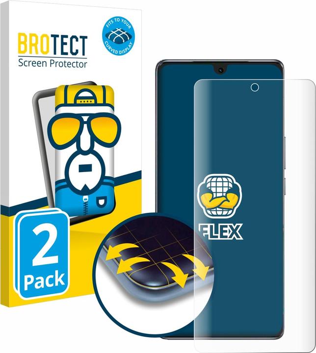 Actual product image BROTECT Full-Cover Protector (2 Piece, Vivo V29 Lite)