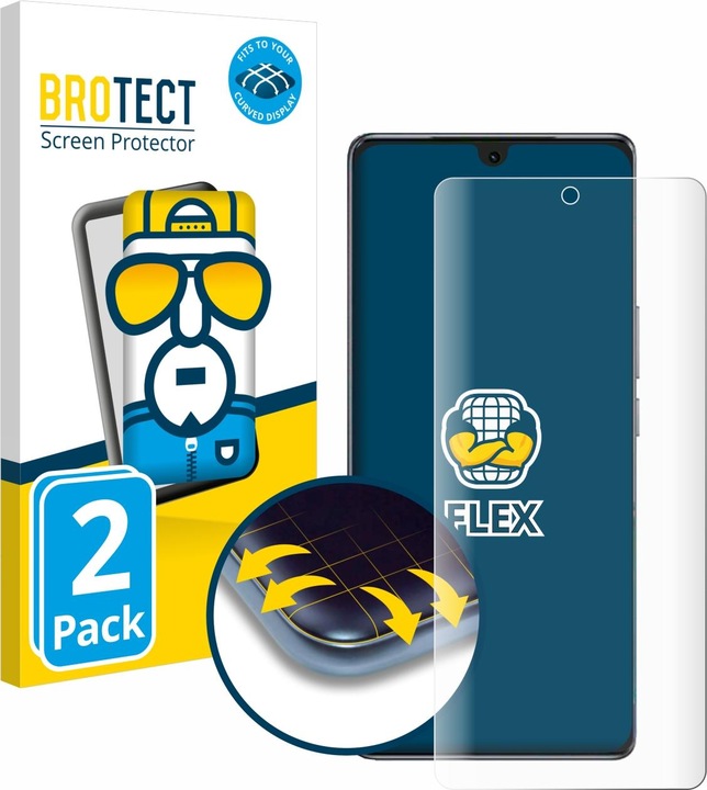 Produktbild BROTECT Full-Cover Displayschutz (2 Stück, Vivo V29 Lite)
