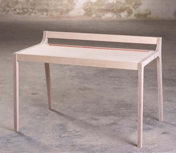 Image du produit Sirch Sibis Bureau Afra feutre rouge (87 x 57 x 60 cm)