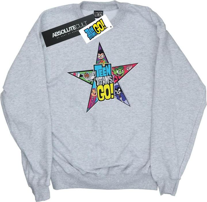 Produktbild Teen Titans Go Star Logo Sweatshirt Mädchen (152, 158)