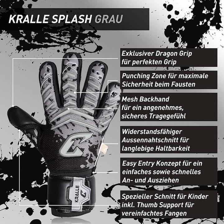Image du produit Catch & Keep Gants de football pour enfants Gants de gardien de but Gants de goalie Gants de gardien de but (4)