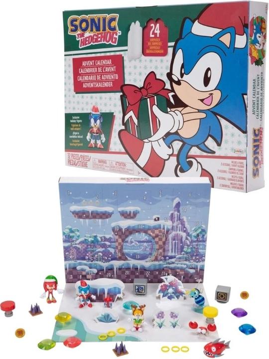 Produktbild Jakks Pacific Sonic the Hedgehog Advent Calendar 2.5 Inch Figures & Accessories Classic Theme