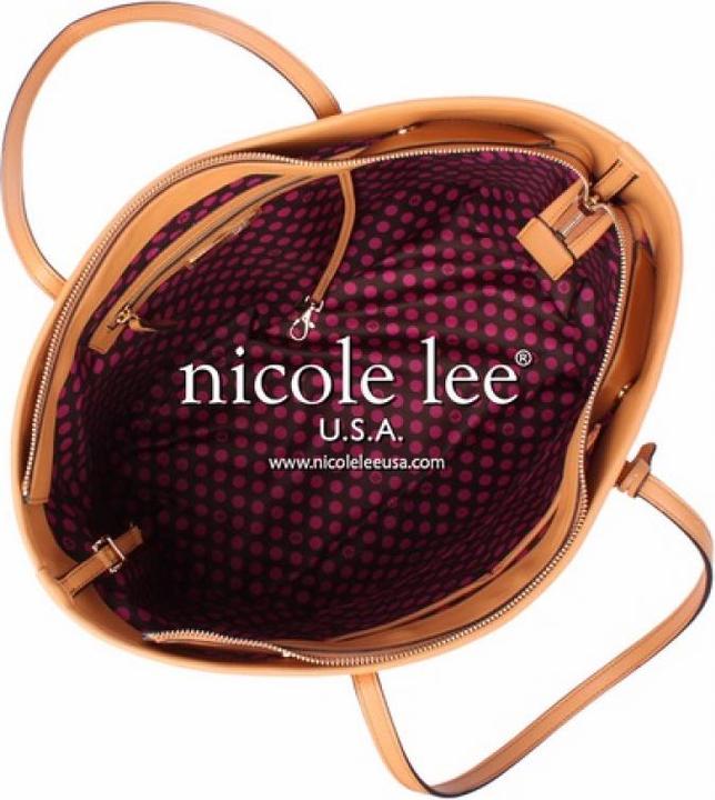 Immagine prodotto Nicole Lee Borsa a mano "Kayley Floral" Borsa shopper camel