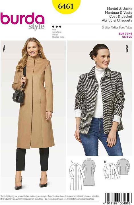 Schnittmuster Mantel + Jacke