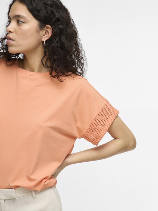 Immagine prodotto Vila VIZIMA Rundhals Oberteil mit kurzen Ärmeln (M)