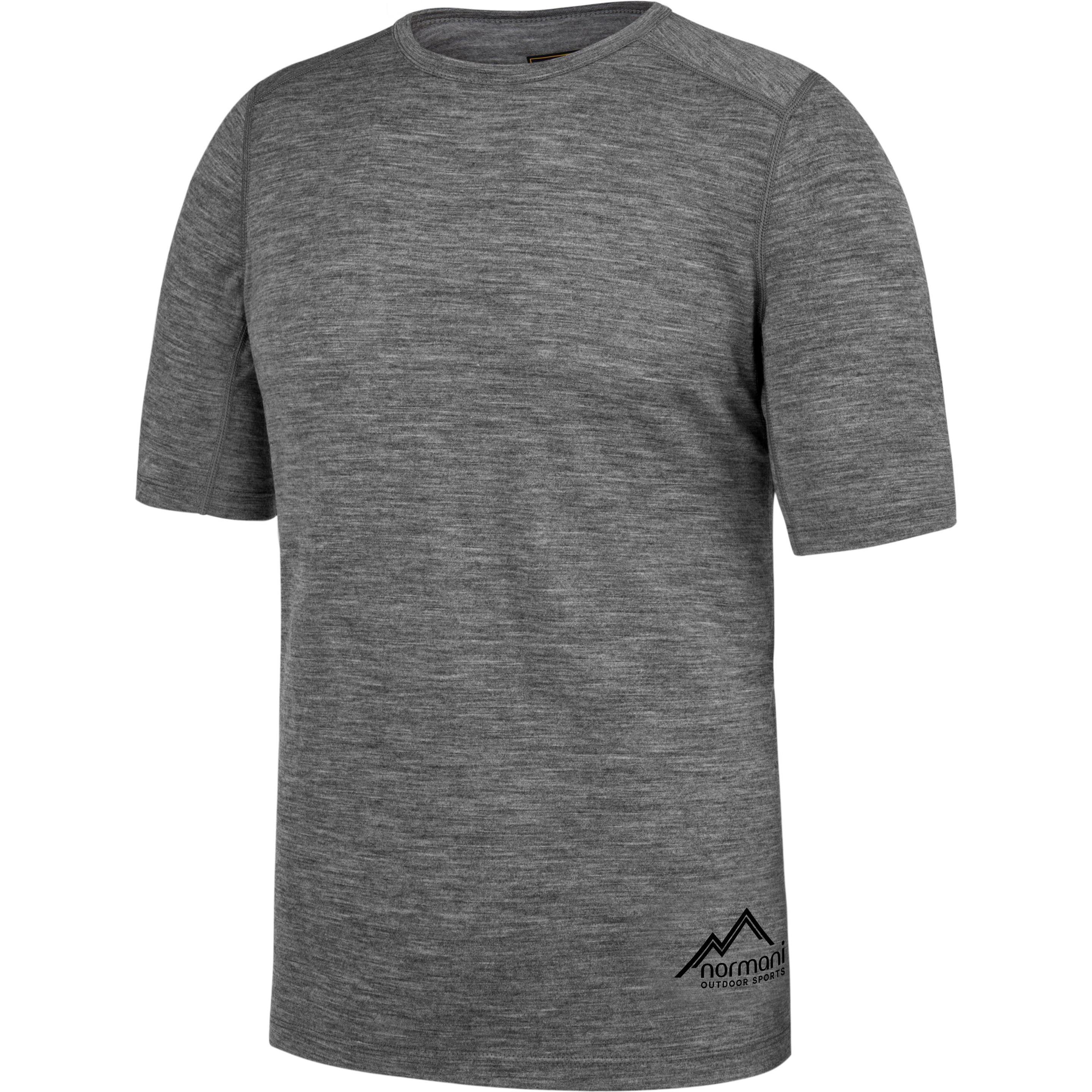 Thumbnail - Normani, Herren, Shirt, Herren Merino T-Shirt Darwin, Grau, (6XL)