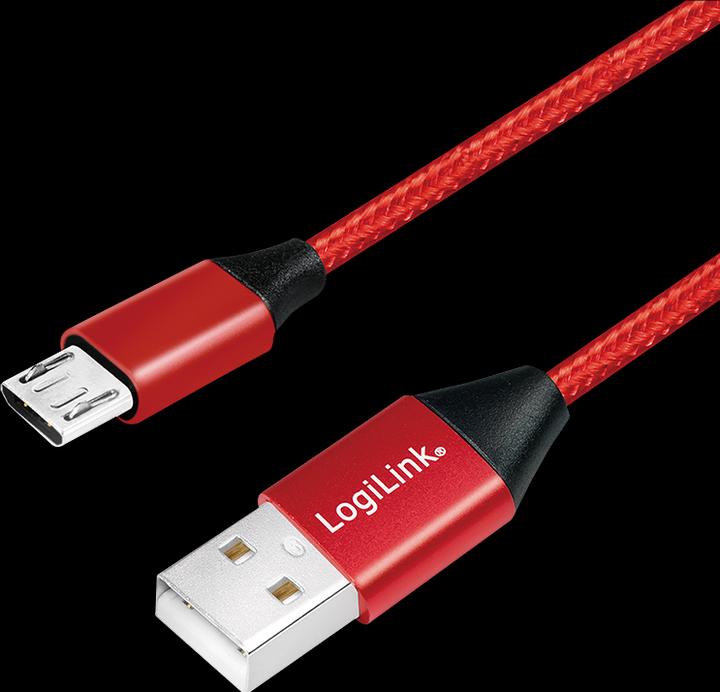 Produktbild LogiLink USB Kabel (0.30 m, USB 2.0)