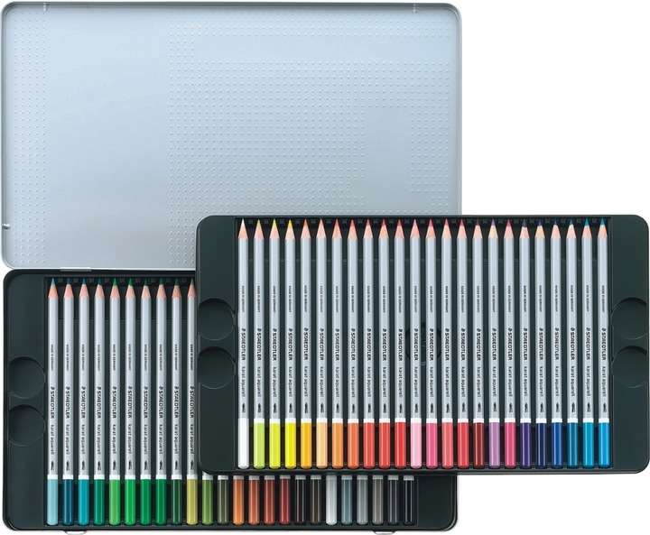 Actual product image Staedtler karat aquarell 125 Watercolour pencils (Assorted colours, 48 x)