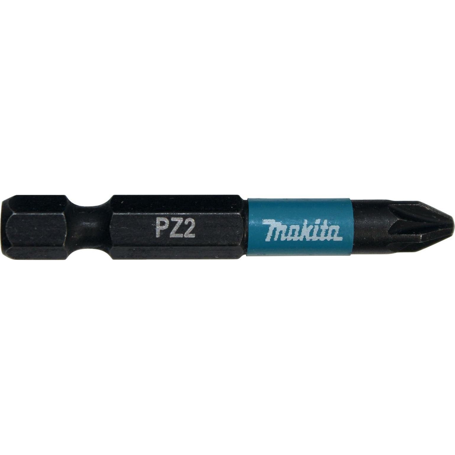 Makita, Chiave a bussola, PZ bit 2 lunghezza 50 mm, 2 pezzi (Croce Pozidriv PZ)