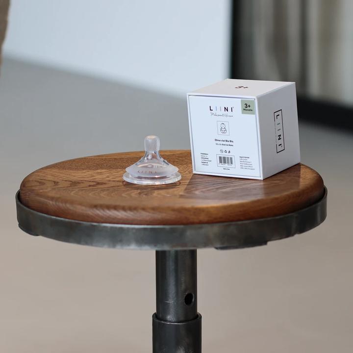 Actual product image Liini Bottle teat with breast structure 3+