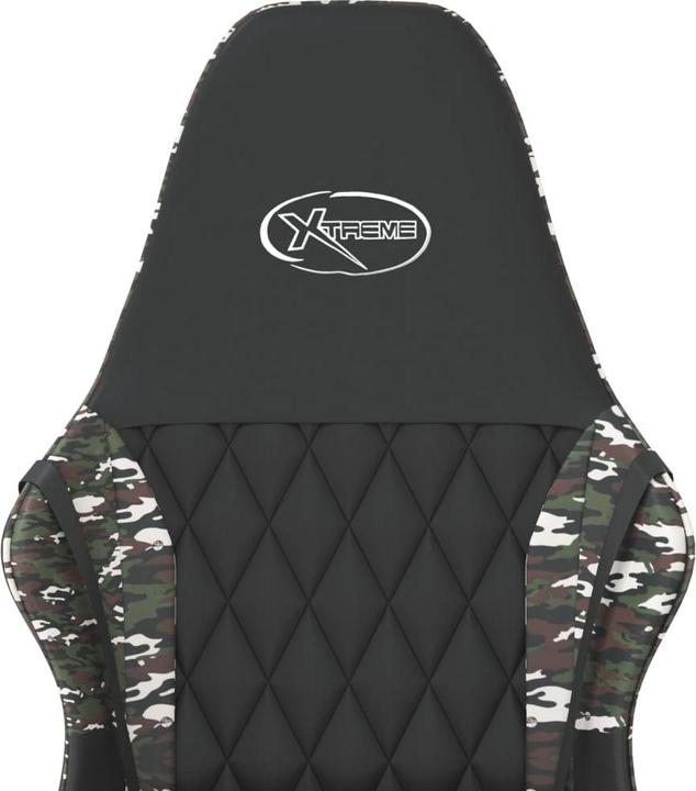 Image du produit vidaXL Gaming-Stuhl mit Massagefunktion Schwarz Tarnfarben