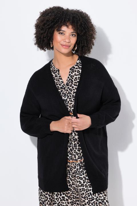 Image du produit Angel of Style Cardigan coupe ouverte, motif « yeux-coeur » dans le dos (46, 48)