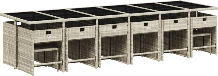 Produktbild vidaXL Garten Essgruppe (330 x 106 x 73 cm)