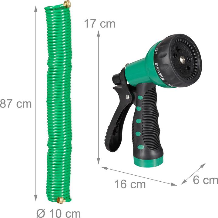 Actual product image Relaxdays Spiral hose (20 m, 11 mm)