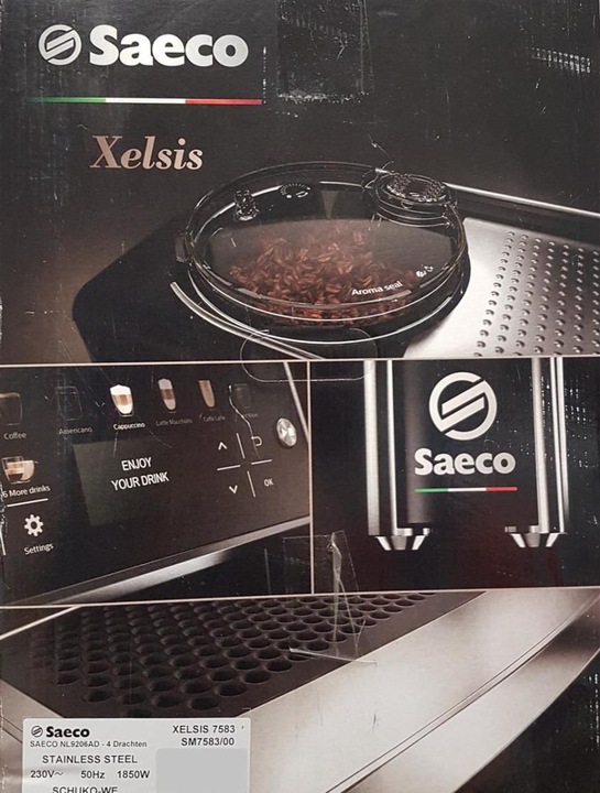 Image du produit Philips Saeco Xelsis SM7583/00 Machine à café automatique, 12 spécialités de café, écran LED...
