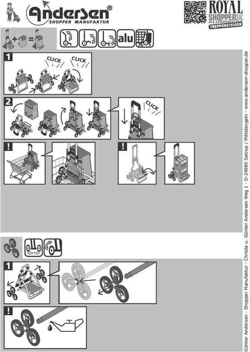 Produktbild Andersen Treppensteiger Royal Shopper Signe