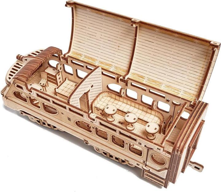 Actual product image Wood Trick Atlantic Express - Train - 3D wooden construction kit