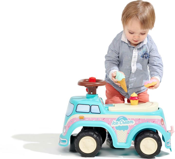Produktbild Falk Loopauto Ijscoman Loopwagen Mini Van met accessoires 1-3 jaar (2009947)