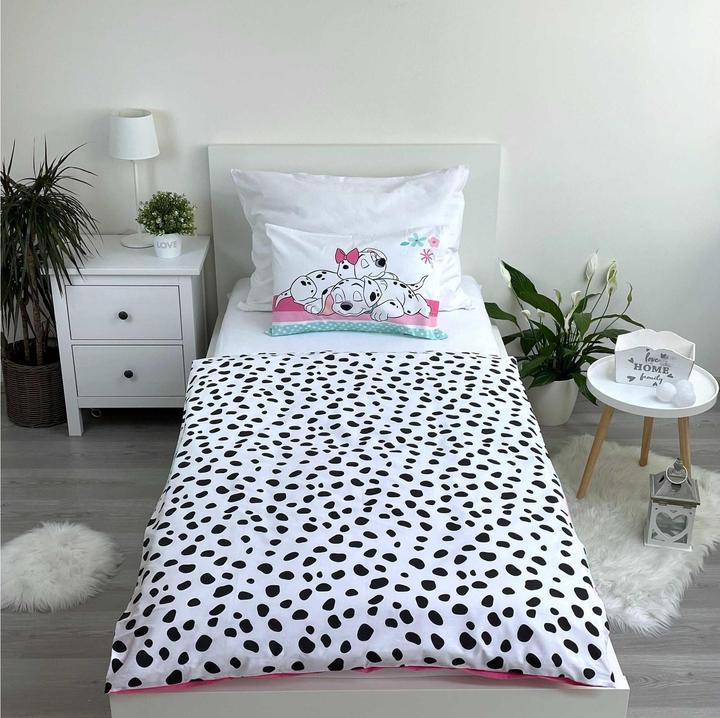 Immagine prodotto Tinisu 101 Biancheria da letto per bambini dalmata 100 x 135 cm - cotone morbido