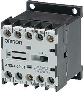 Actual product image Omron Industrial Automation Electronic Components Small contactor 24 VDC 4 NO - screw terminals 4 kW (J7KNA-09-4 24D)