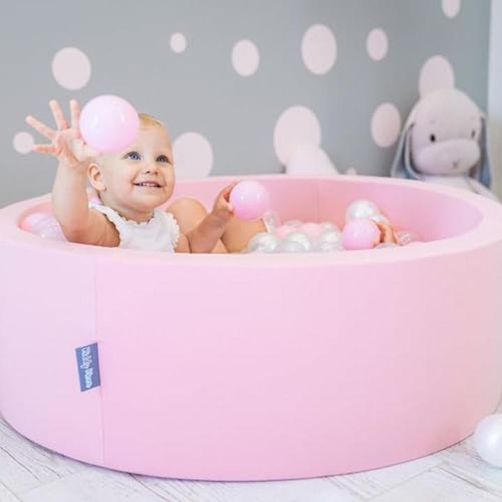 Image du produit KiddyMoon Bain de balles coloré pour bébés et enfants avec certificat de qualité