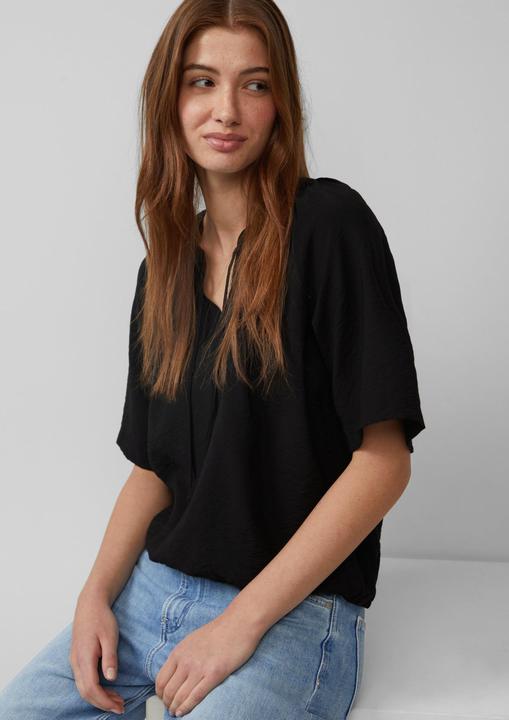 Produktbild S.Oliver Bluse Strukturierte Bluse mit Halbarm im O-Shape (40)