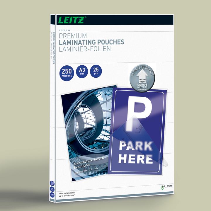 Image du produit Leitz Film de plastification (A3, 25 pièce(s), 250 µm)