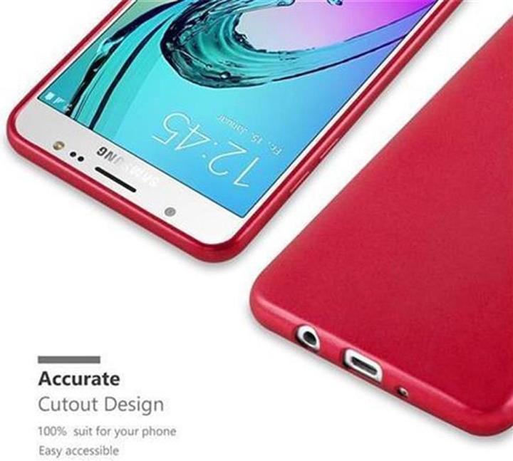Actual product image Cadorabo TPU Matt Metallic Cover (Samsung Galaxy J7 2016)