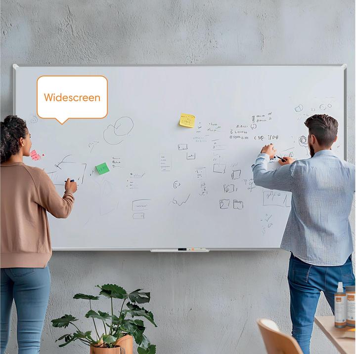 Image du produit Nobo Tableau blanc Widescreen Premium Plus acier Nano Clean (122 x 69 cm)