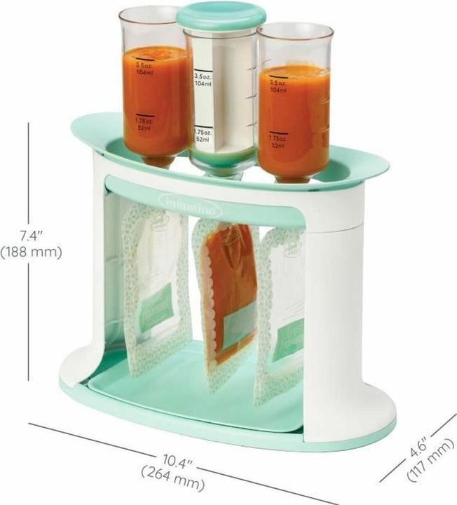 Actual product image Infantino Lebensmittelbehälter Weiss Kunststoff