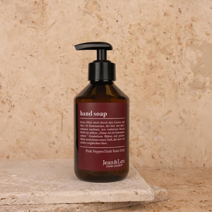 Image du produit Jean & Len Flüssigseife Pink Pepper/Dark Rose 250 ml (Savon liquide, 250 ml)