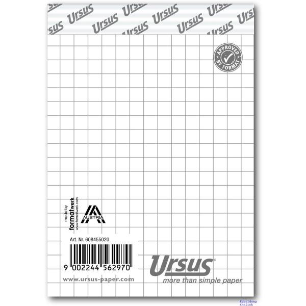 Actual product image Ursus Notepad (A7, Checked)
