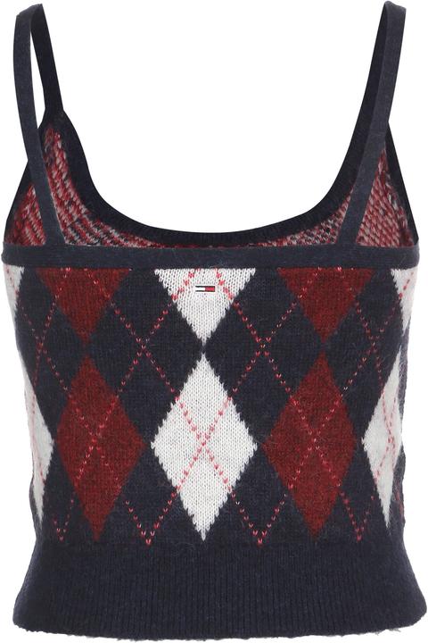 Actual product image Tommy Hilfiger Tommy Jeans Argyle Cami Top - 86513 (L)