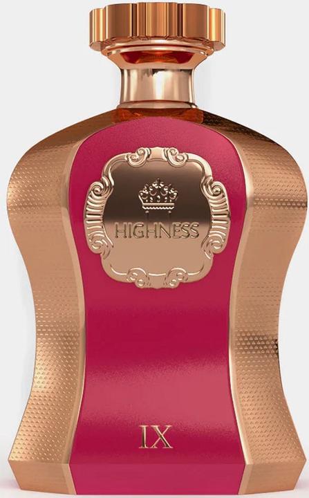 Actual product image Afnan Highness IX Maroon Unisex Eau de Parfum Spray 3.4 Ounce (Eau de parfum, 3.40 ml)