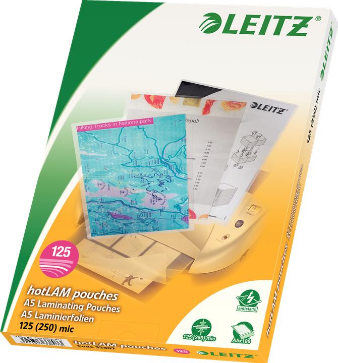 Produktbild Leitz Laminier-Folientasche A5 (A5, 100 Stück, 125 µm)