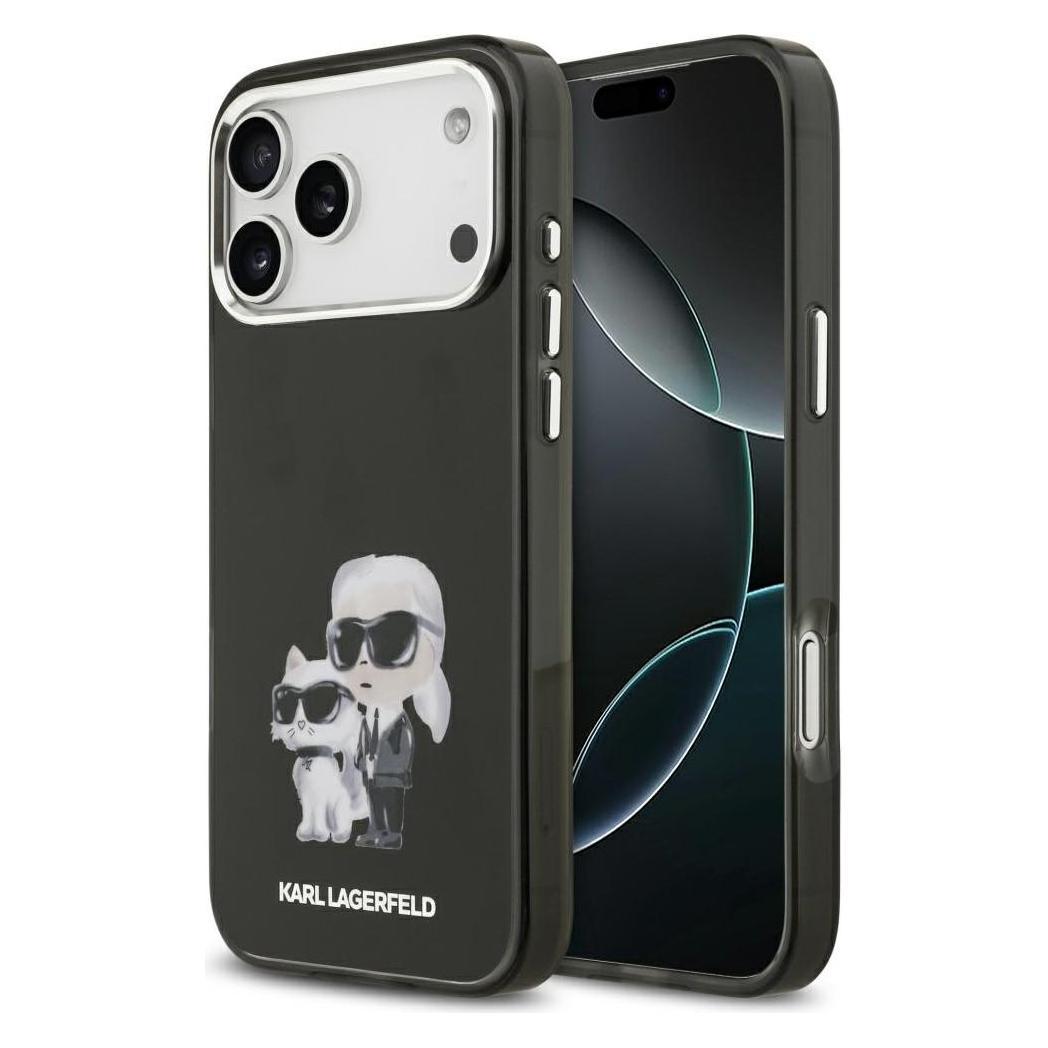 Karl Lagerfeld - Iml MagSafe - IPhone 17 Pro Max - Ikonik (Apple IPhone 17 Pro Max), Smartphone Hülle, Schwarz