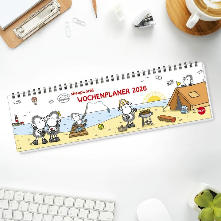 Produktbild sheepworld Wochenquerplaner 2026 (A4)