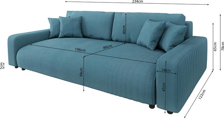 Actual product image Ropez Sara (Sofa bed)