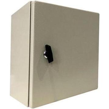 Rs Pro Stahl Wandgehäuse Grau IP66, HxBxT 400 mm x 300 mm x 210mm (Gehäuse), Elektronikzubehör + Gehäuse, Grau