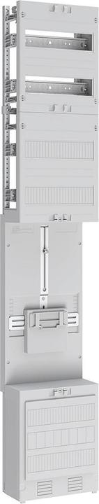 Produktbild ABN Zählerplatz 3Pkt 1R 1V ZV19010 4-reihig o.V./B.m.SAS 5p.BxH:250x1350mm