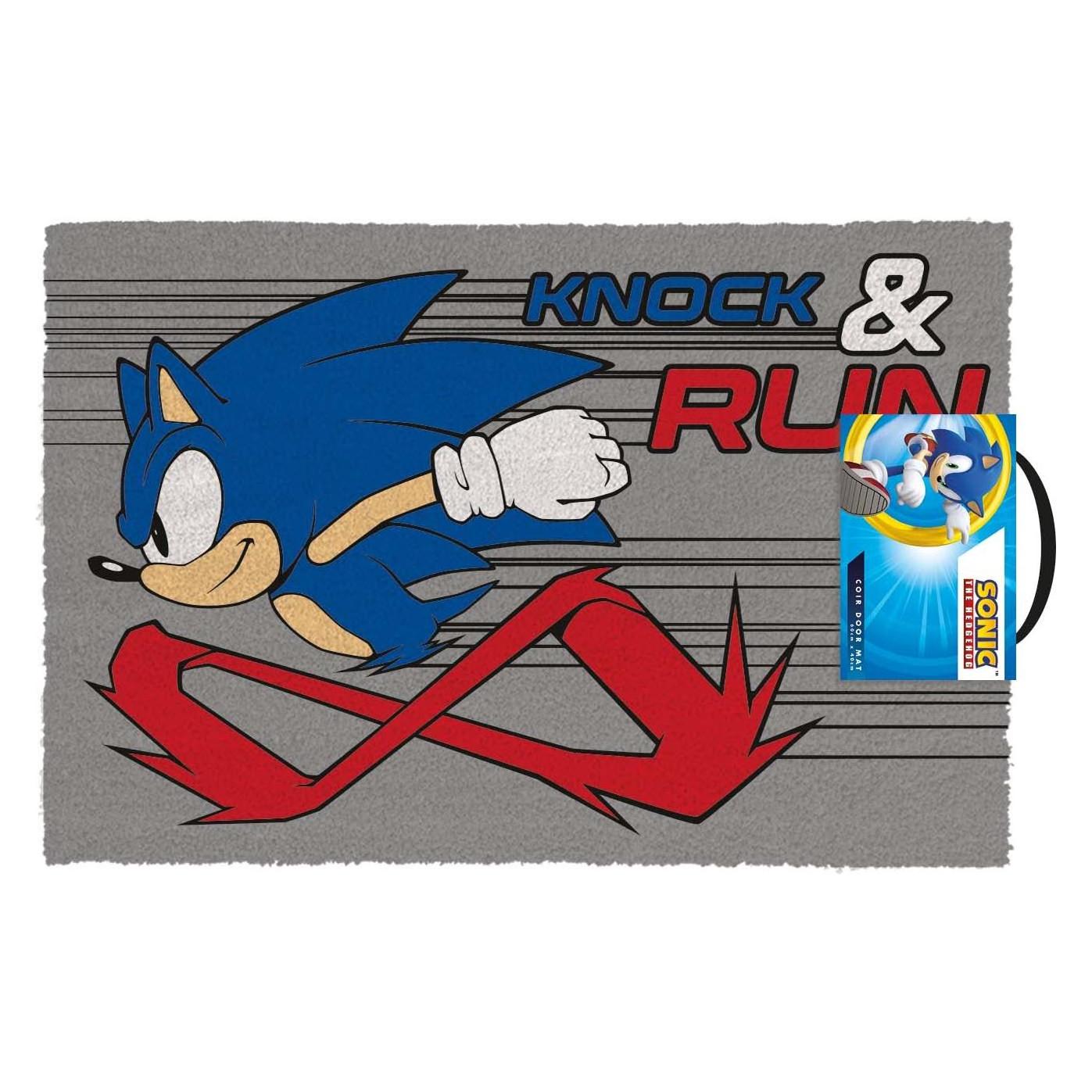 Pyramid, Deurmat, Sonic The Hedgehog Paillasson Knock And Run 40 X 60 Cm (60 X 40 cm)
