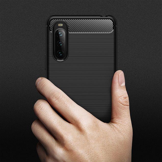 Image du produit MU Style Série Softcase TPU en fibre de carbone (Sony Xperia 10 III)