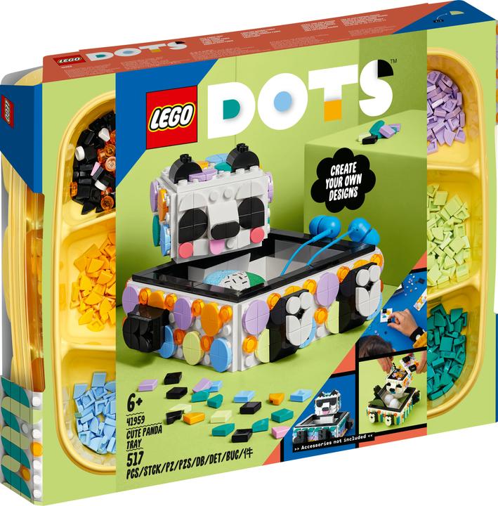 Immagine prodotto LEGO Vassoio portaoggetti Panda (41959, LEGO Dots)