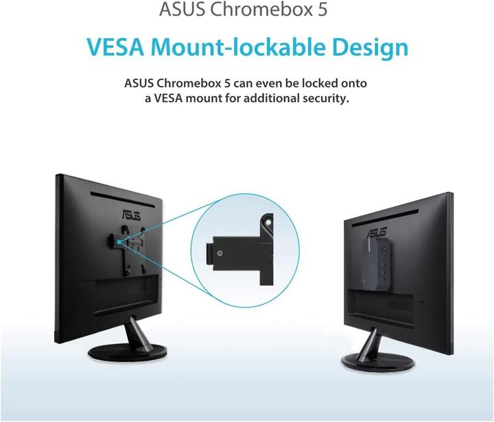 Actual product image ASUS Chromebox 5 (128 GB, 4 GB, Intel Celeron 7305)