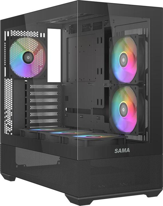 Produktbild Sama Gears V40, Black ATX Mid-tower Case (ATX, ITX, Micro ATX (mATX))