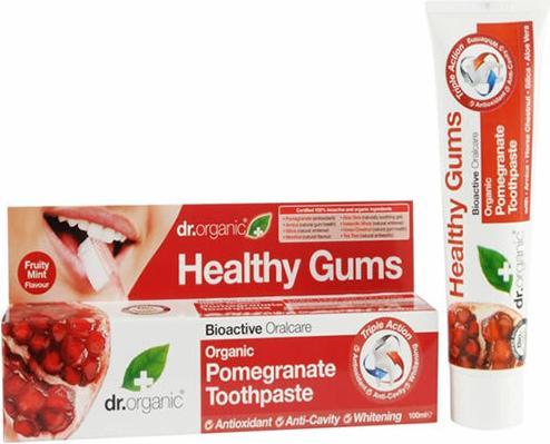 Produktbild Dr. Organic Pomegranate Whitening Toothpaste 100ml (100 ml)