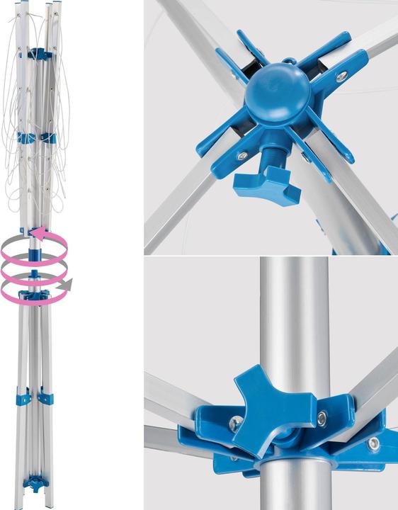 Image du produit tectake Etendoir (16 m)
