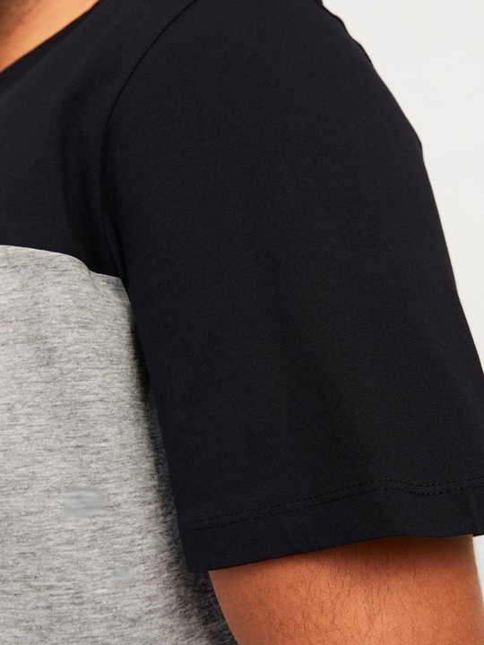 Actual product image Jack & Jones Jjelegacy Blocking Tee Ss O-Neck Noo Pls (8XL)
