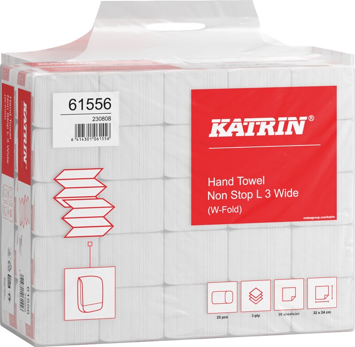Actual product image Katrin Towels W-Fold Interfold Classic Non Stop L 3 (2250 x)