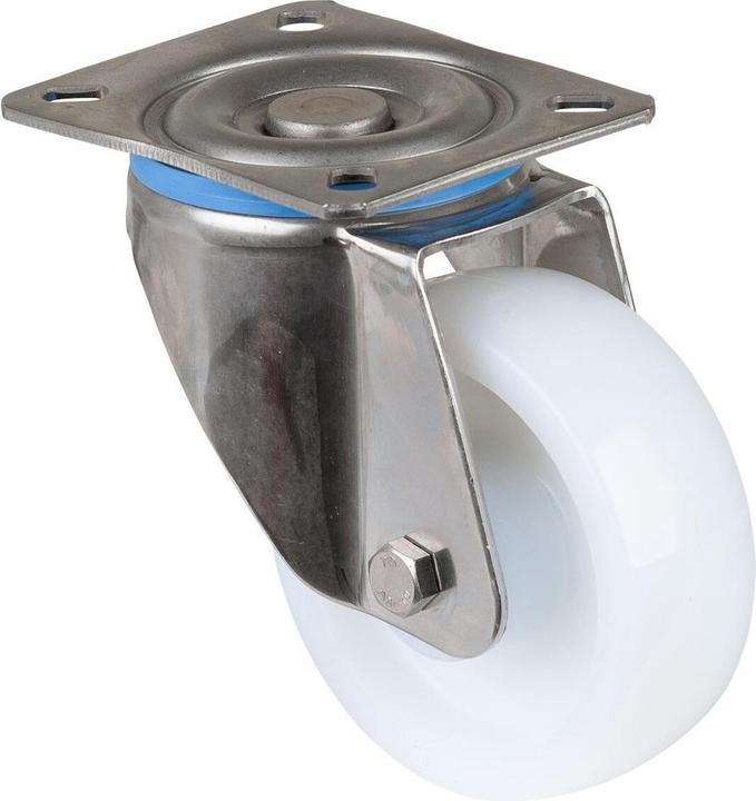 Actual product image Magni Stainless steel heavy-duty castors, Ø 100 mm, width: 35 mm, 300 kg
